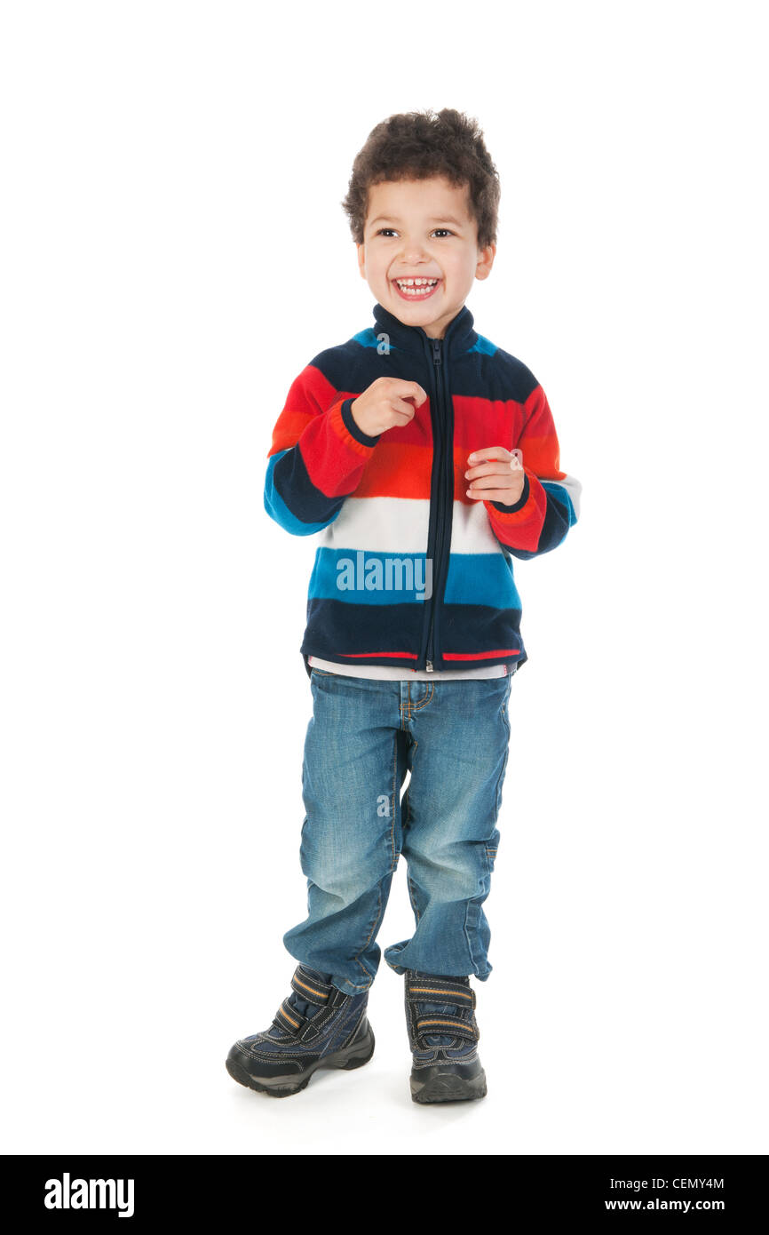 Boy Brown Eyes Curly Hair Cut Out Stock Images Pictures Alamy