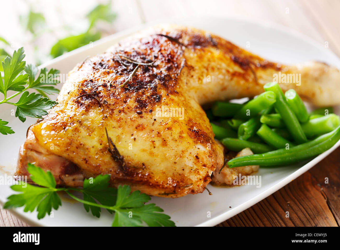 Chicken leg and thigh hires stock photography and images Alamy