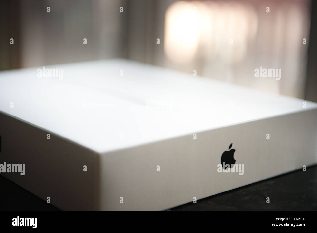 This is an image of an Apple iPad 2 box Stock Photo