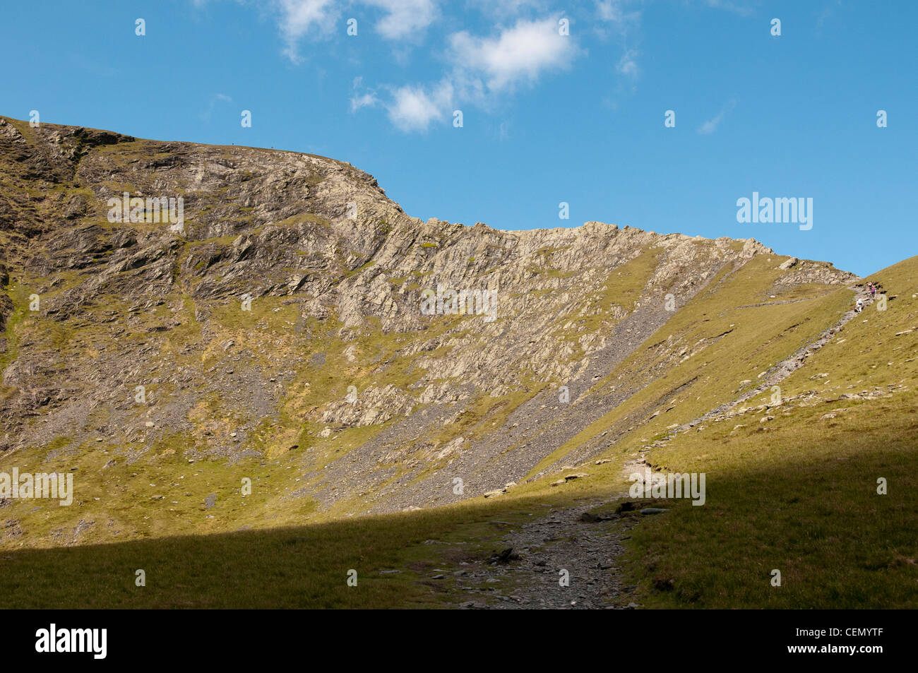 Sharp Edge Blencathra Stock Photo - Alamy