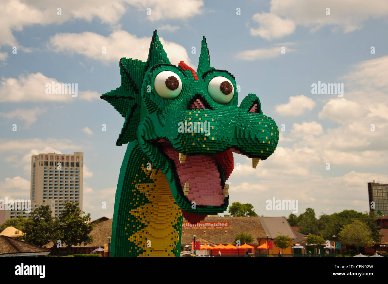 walt disney world resort parks downtown disney lego dragon Stock Photo -  Alamy