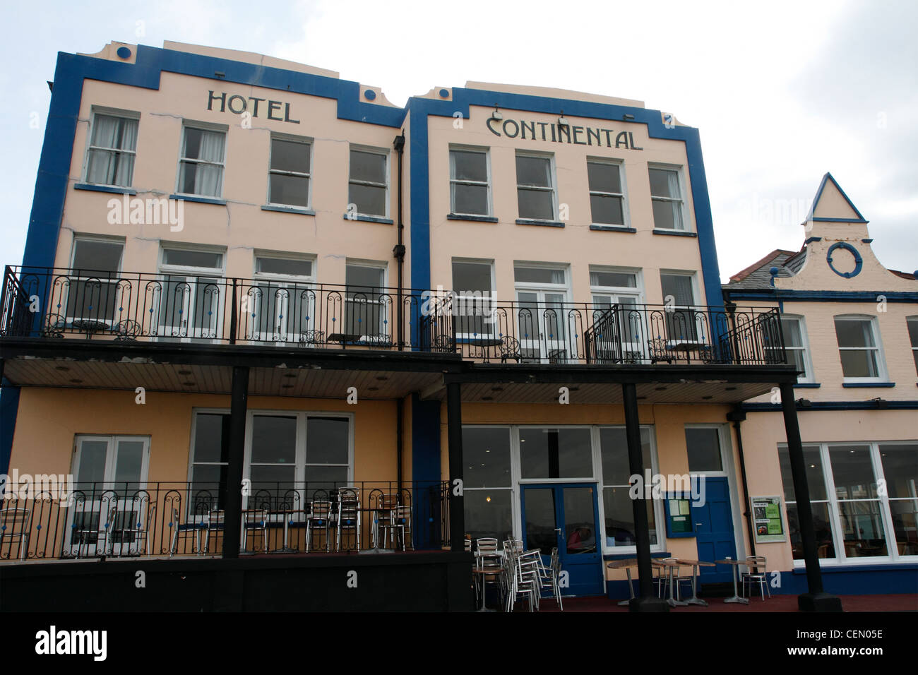 Hotel Continental, Whitstable, Kent, UK Stock Photo