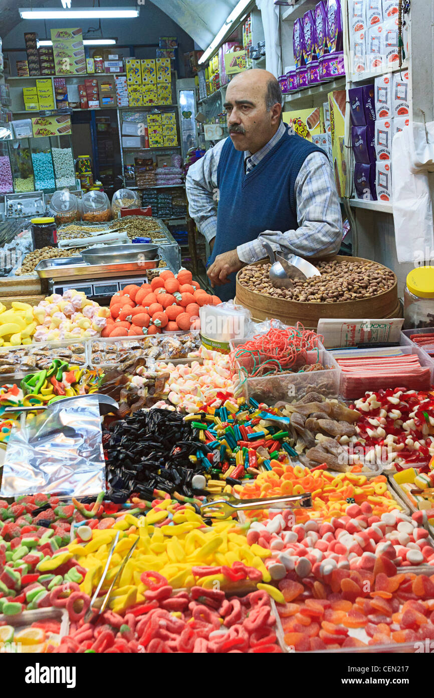 Candy for sale in the Old City of Jerusalem, Israel Stock Photo Alamy