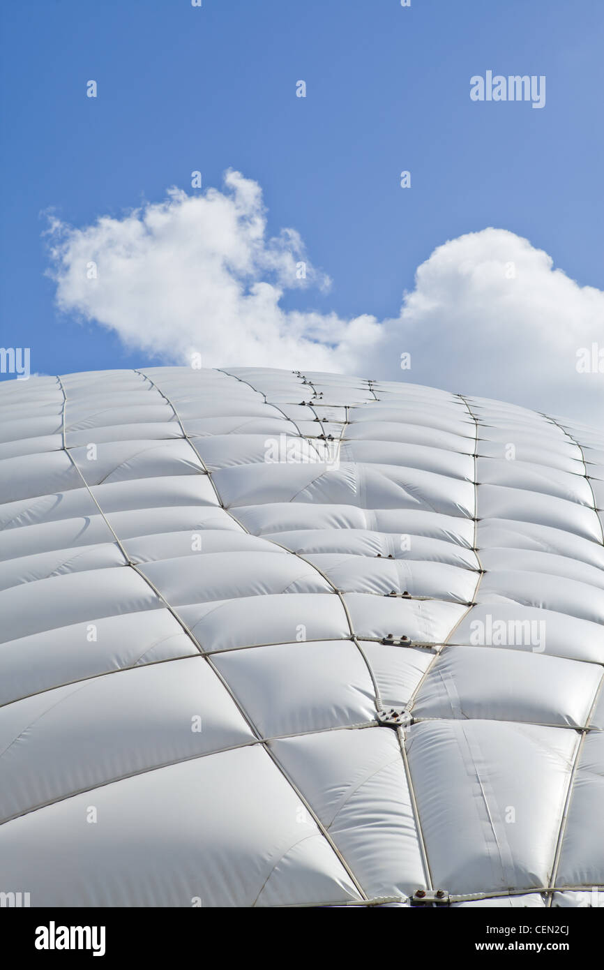 Miami Dolphins Indoor Inflatable Football Building Stock Photo