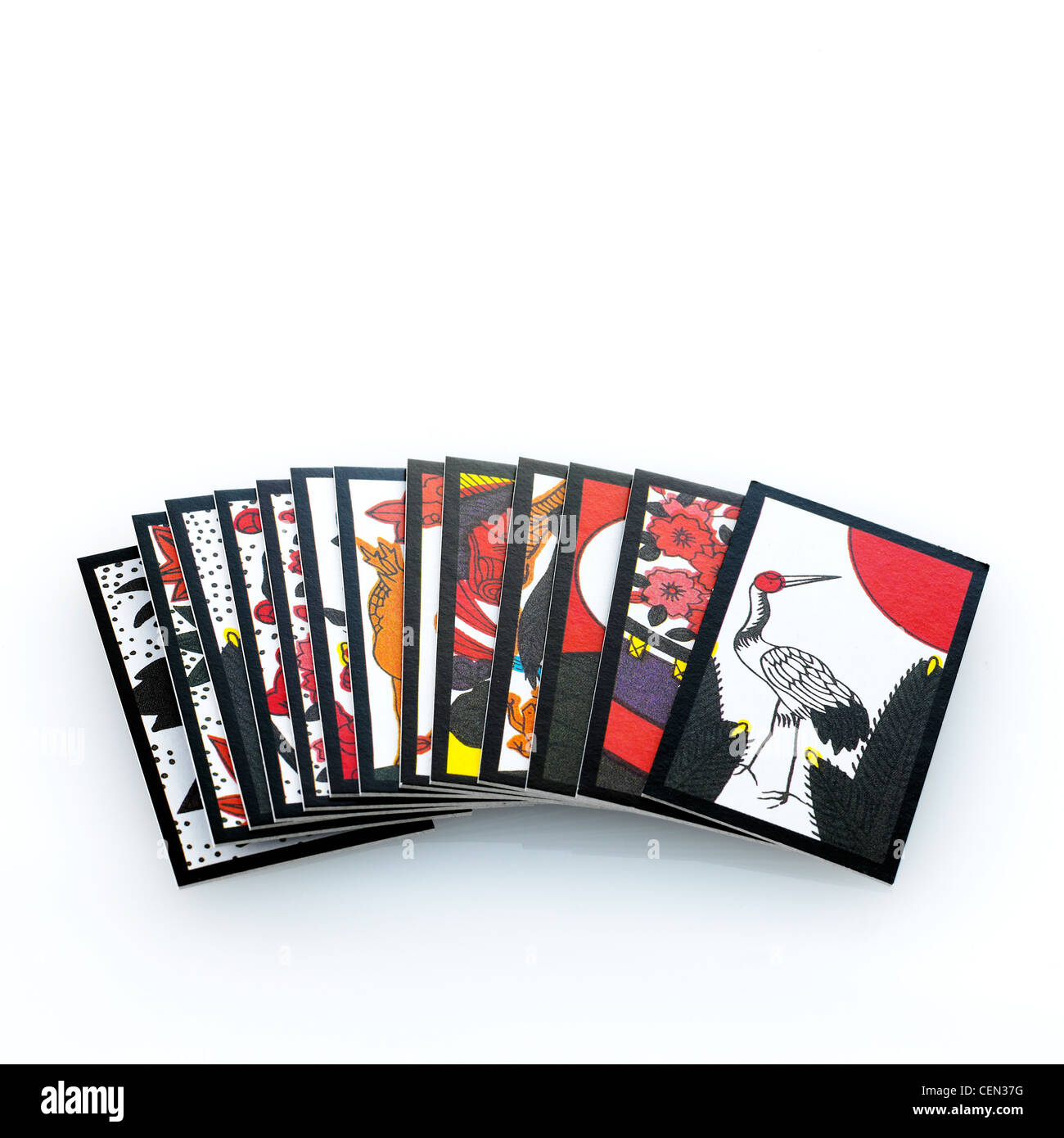 Japanese playing cards Stock Photo Alamy