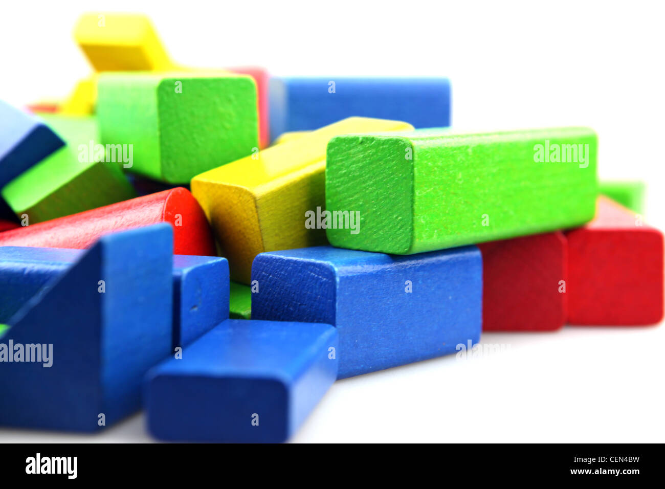 Wooden building blocks Stock Photo Alamy