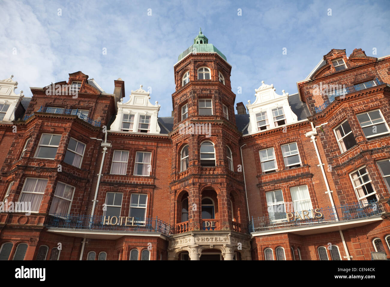 England, East Anglia, Norfolk, Cromer, Hotel de Paris Stock Photo
