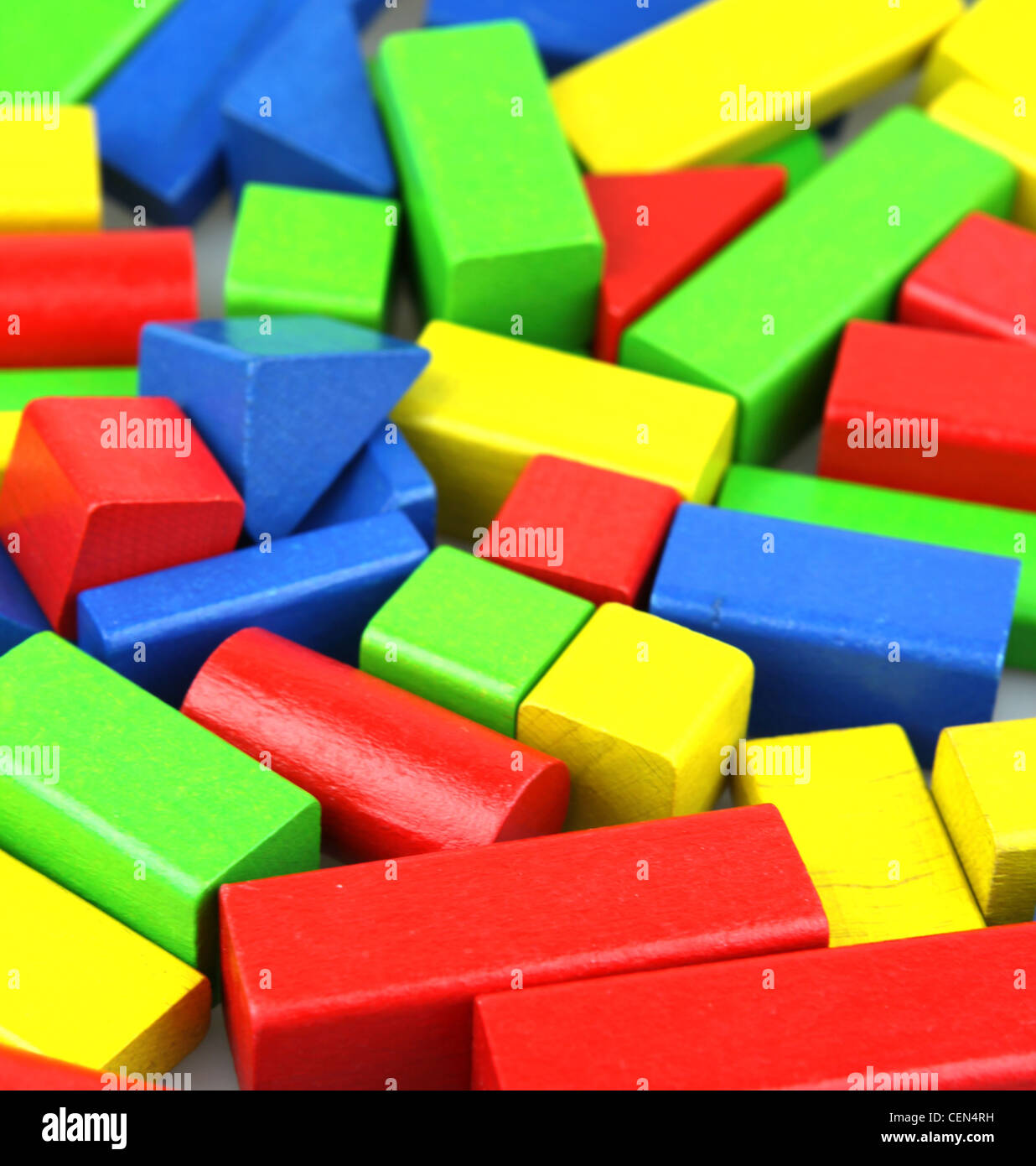 Wooden building blocks Stock Photo Alamy