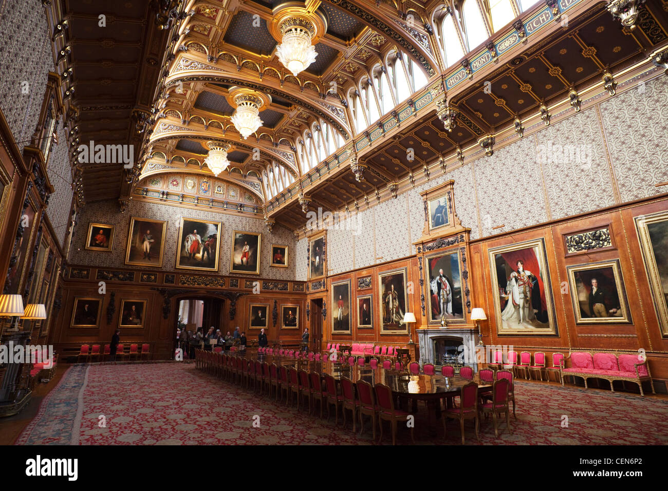 England, Berkshire, Windsor, Windsor Castle, Waterloo ...