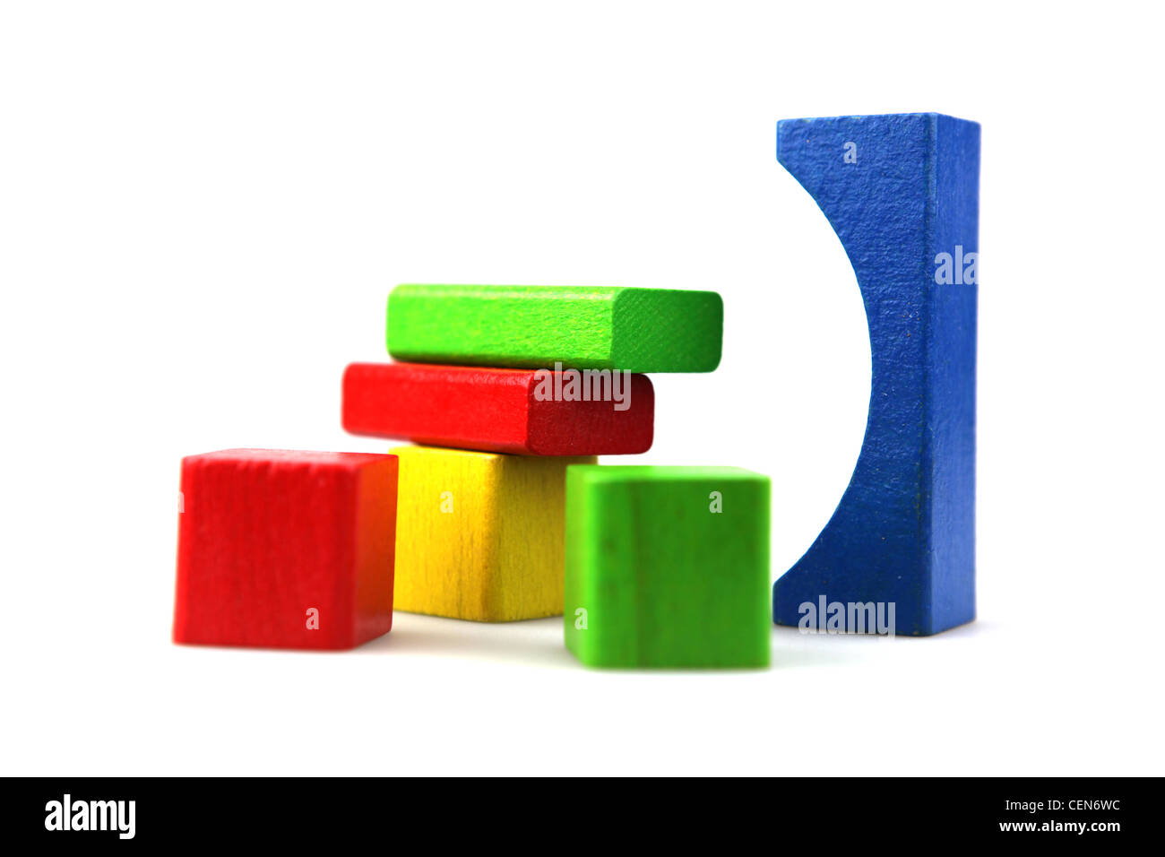 Wooden building blocks Stock Photo Alamy