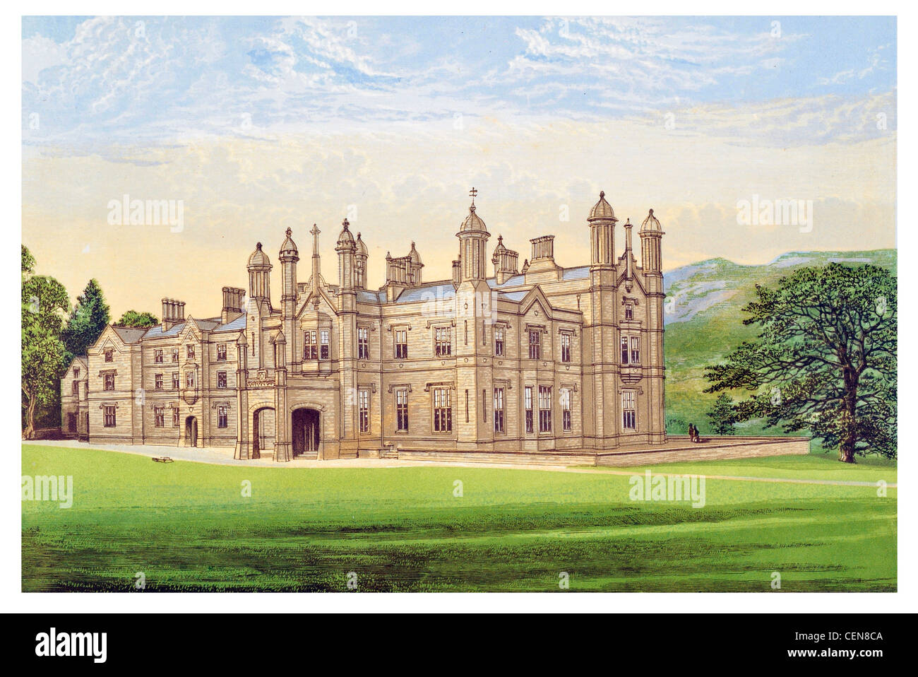 Glanusk estate building hi-res stock photography and images - Alamy