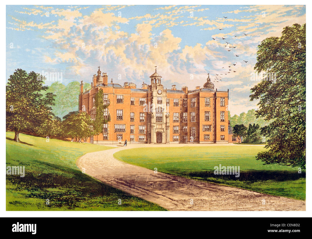 Beaudesert stately home Cannock Chase Staffordshire England Mansion Great Hall Stock Photo