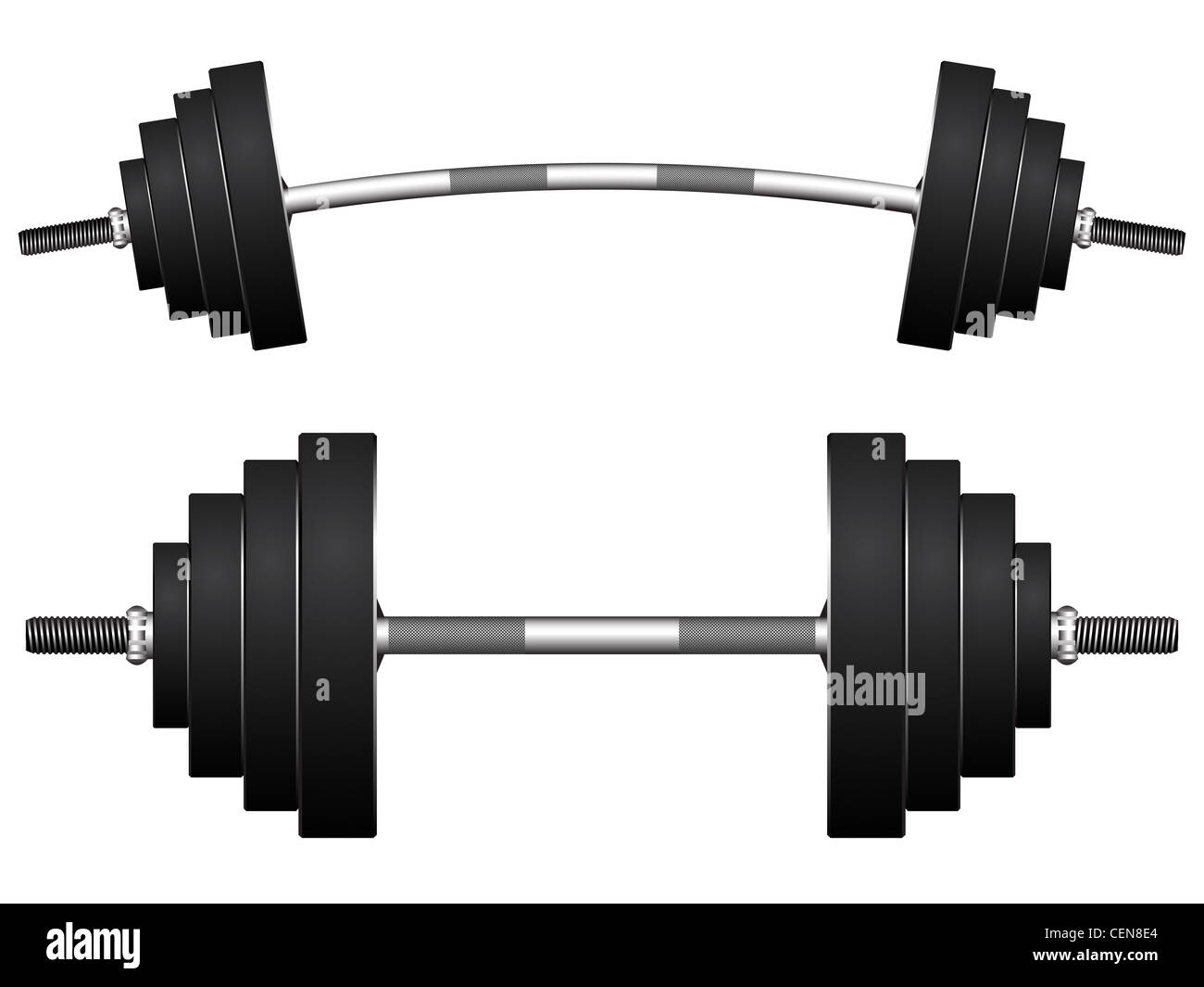 weights against white background, abstract vector art illustration