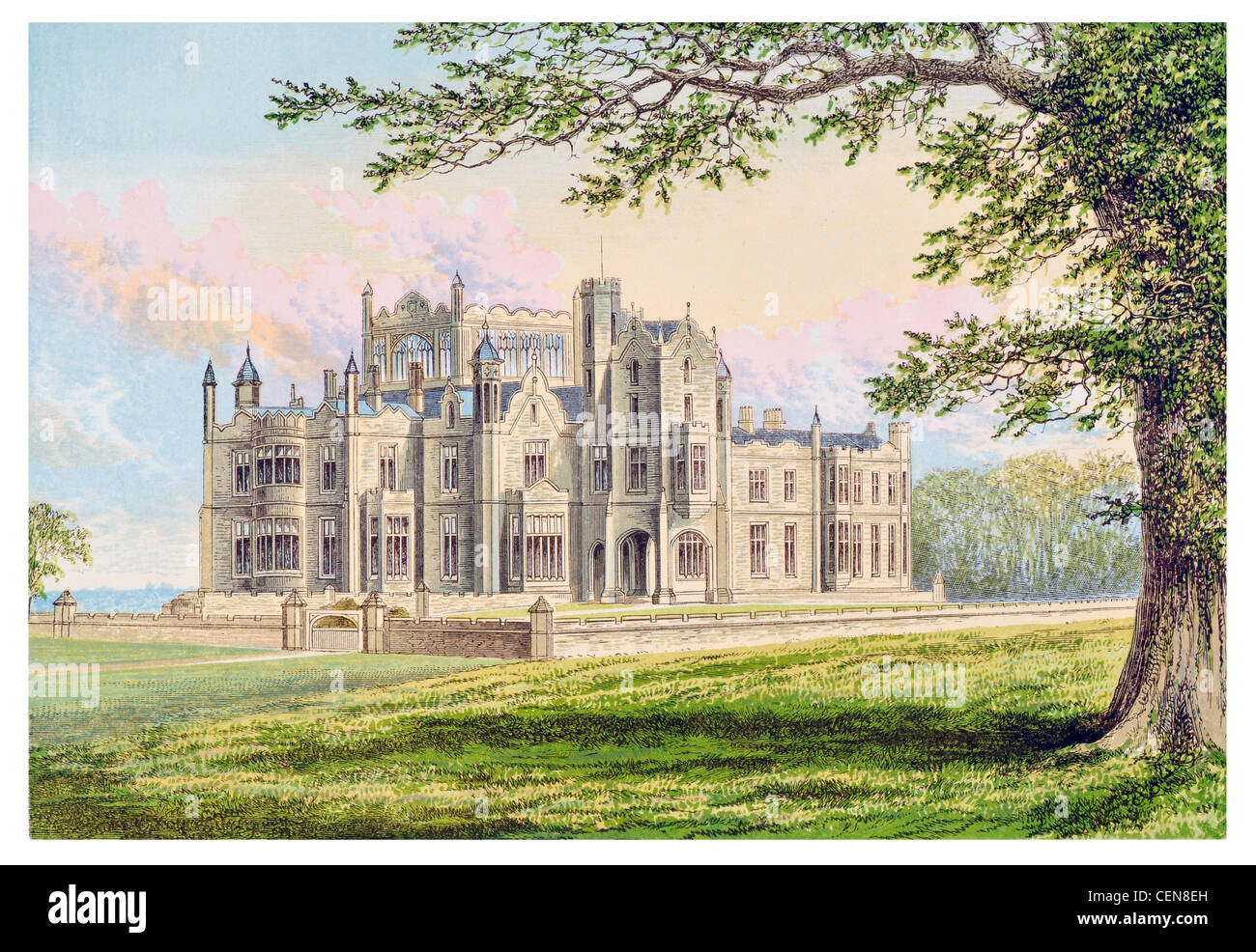 Stourton Castle Staffordshire England King Henry II medieval hunting