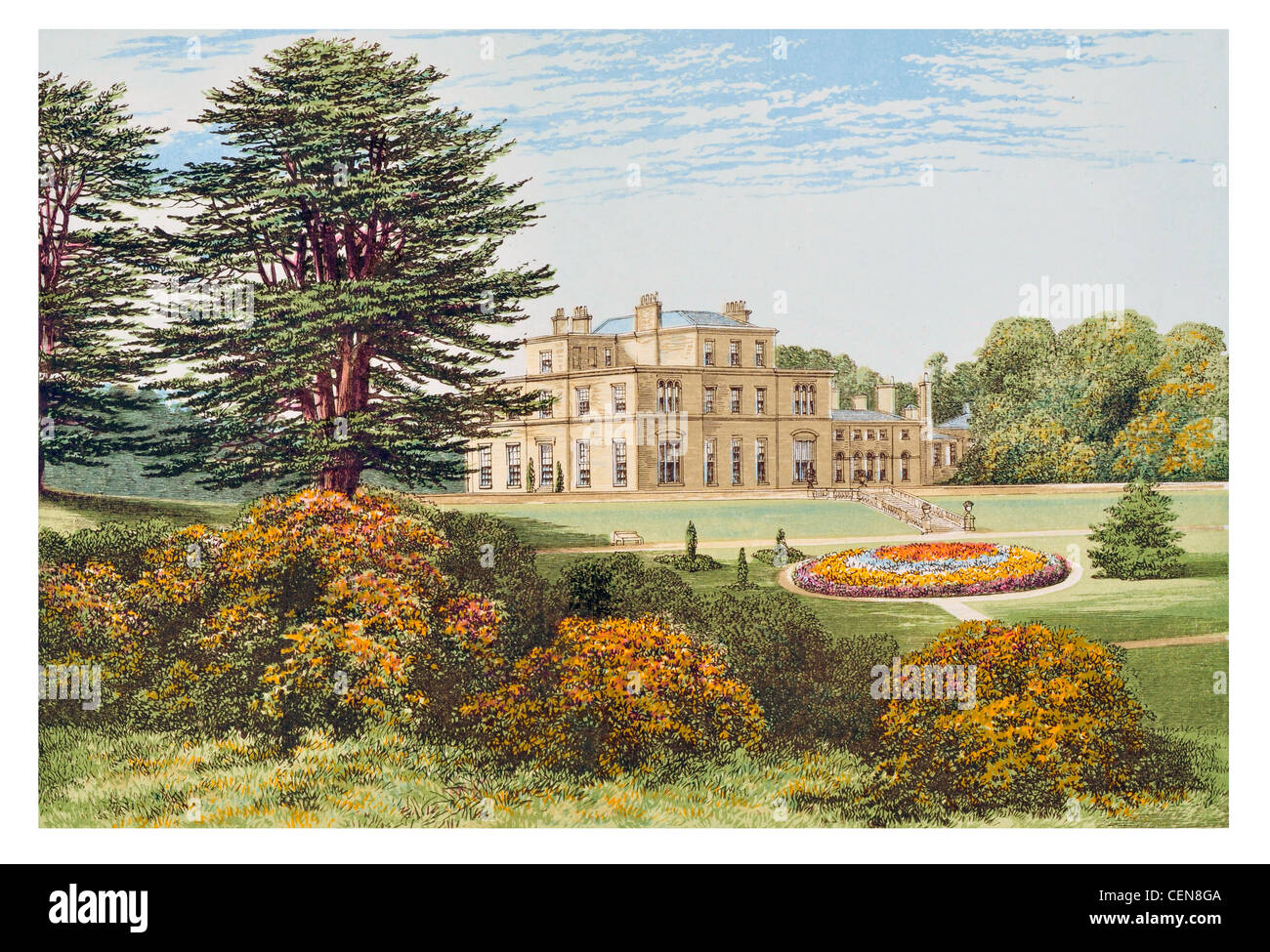 Eden Hall Cumbria Britain England UK Parkland Park Mansion Manor House