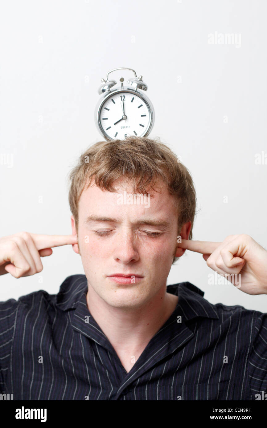 A noisy alarm clock Stock Photo Alamy