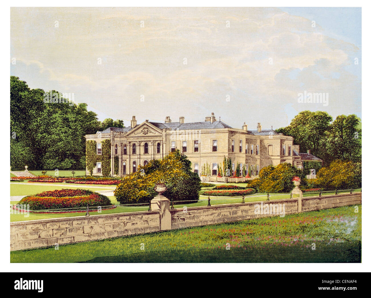 Studley Royal Park Yorkshire England UK Palladian style Studley estate