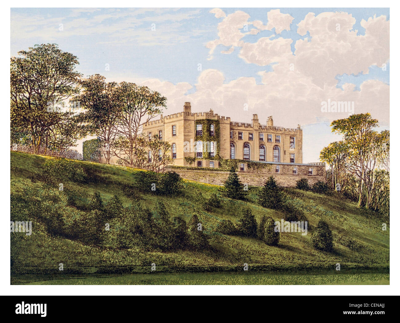 Workington Hall Britain England UK Parkland Park Mansion Manor House