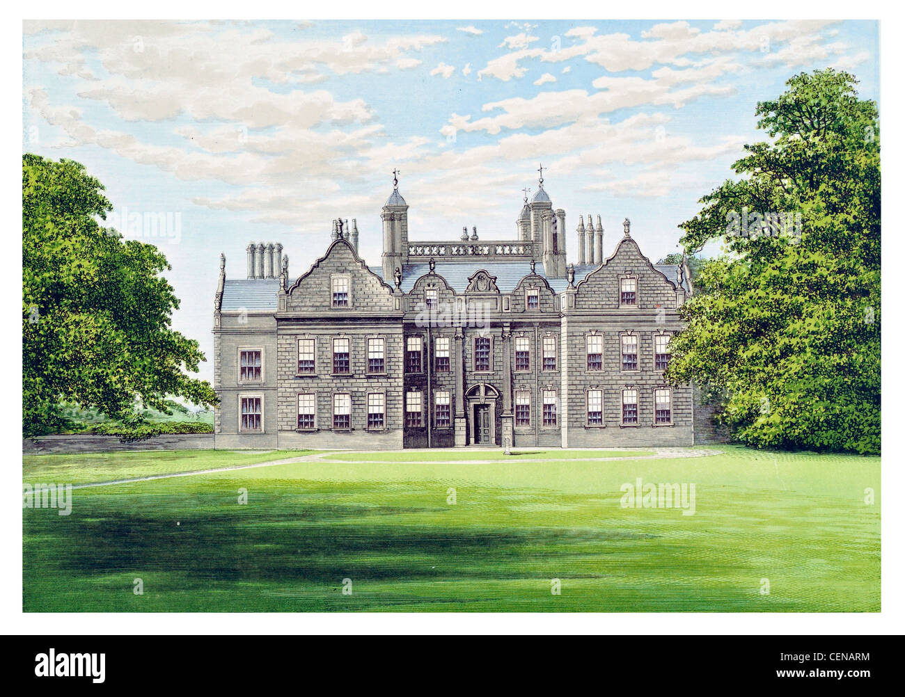 Willesley Hall park stately home AshbydelaZouch Leicestershire Abney