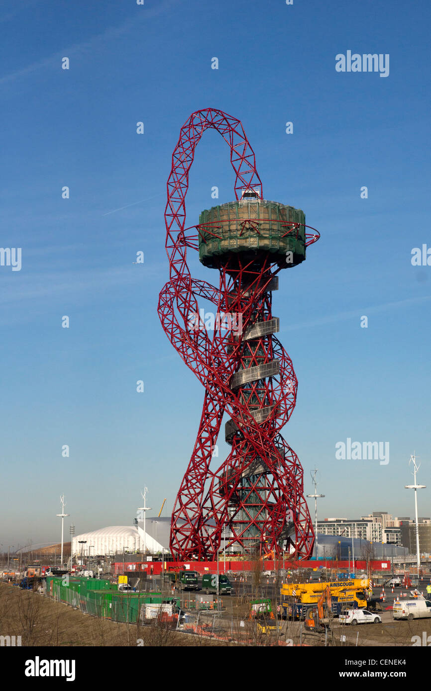 UK, England, London, Olympic Park Orbit 2012 Stock Photo
