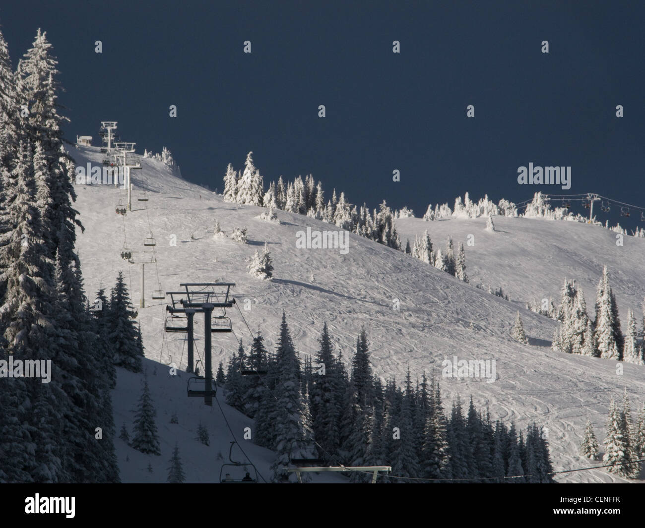 Sun Peaks Ski Resort at Tod Mountain, Kamloops, BC, Canada Stock Photo Alamy