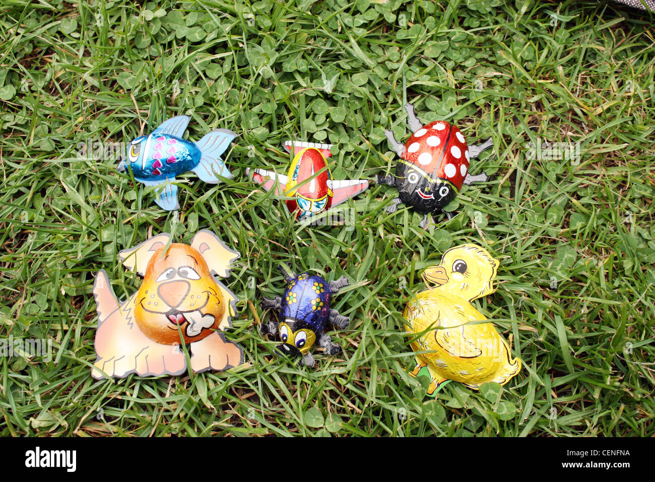 Animal shaped chocolates on green grass Stock Photo - Alamy Animal shaped chocolates on green grass Stock Photo - Alamy