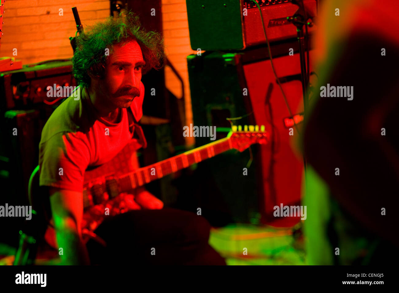 Religious / Psychedelic / Punk Rock band Pterodactyl performs during