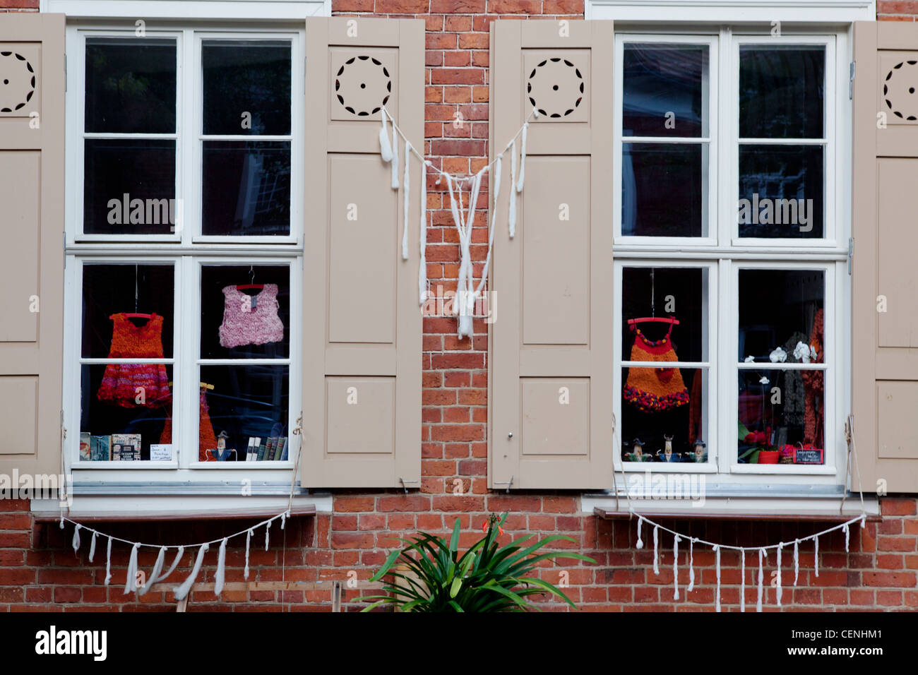 Baby clothing store in Dutch district in Potsdam, Berlin, Germany Stock