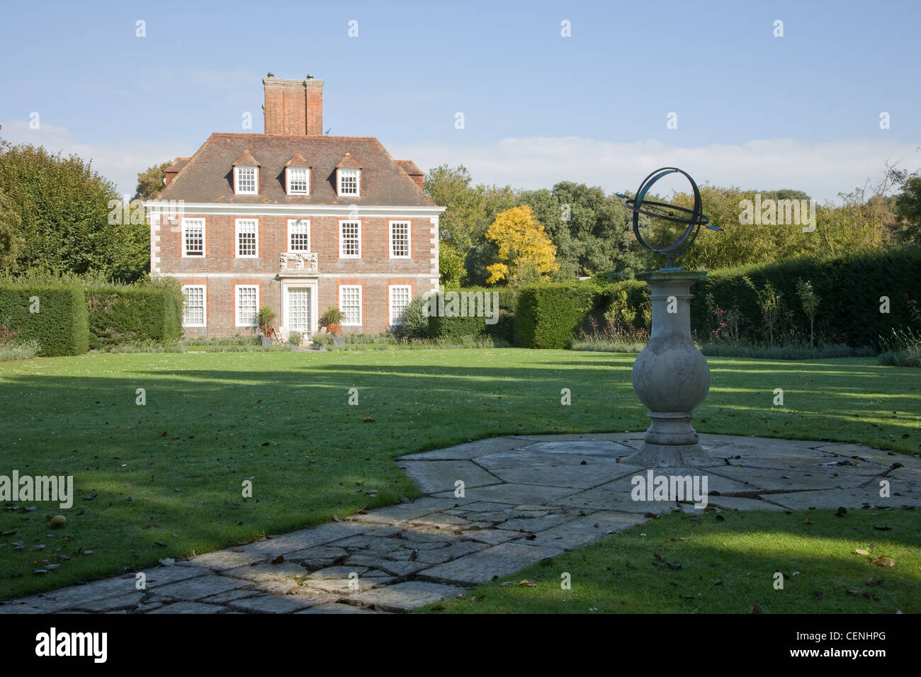 The Salutation Garden in Sandwich, Kent, England Looking towards the