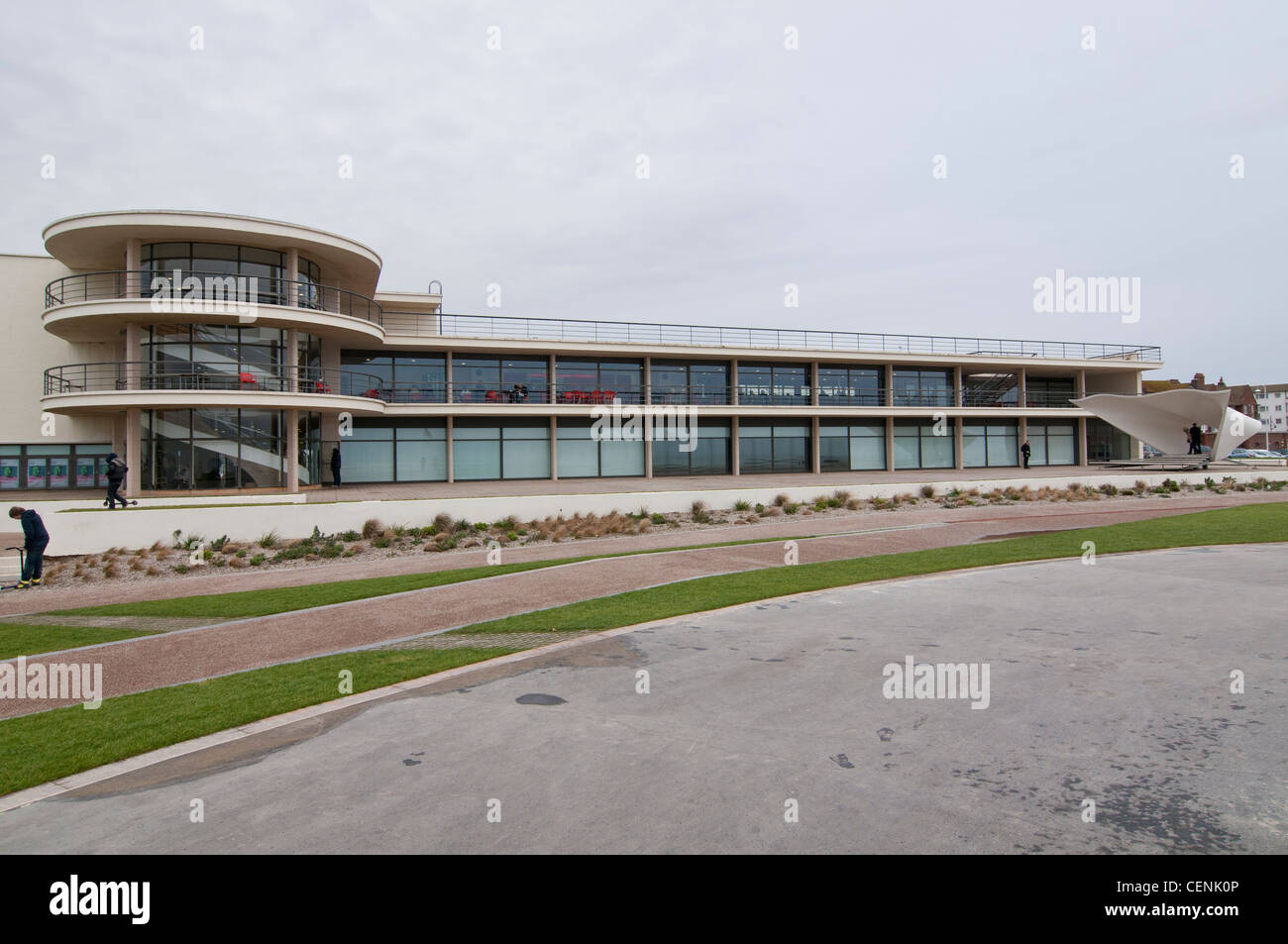 De La Warr Pavilion Bexhill on Sea art deco public leisure building Stock Photo