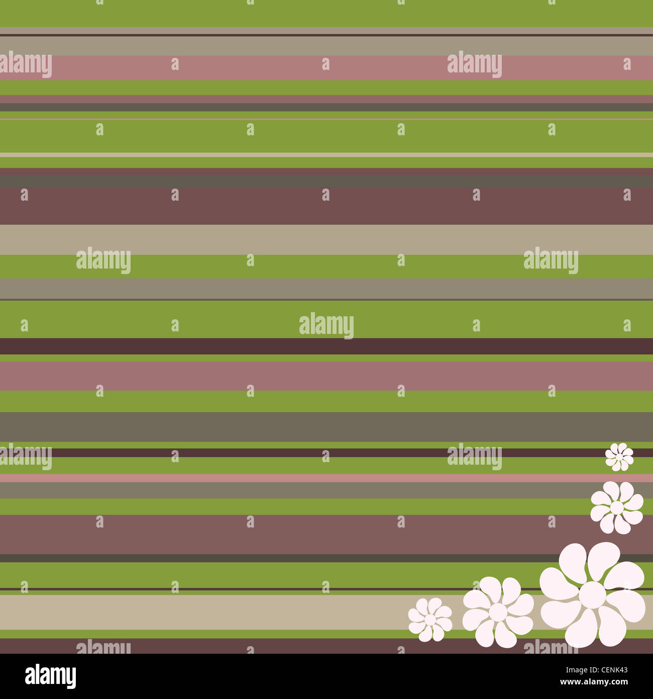 pink wallpaper with white flowers Stock Photo Alamy