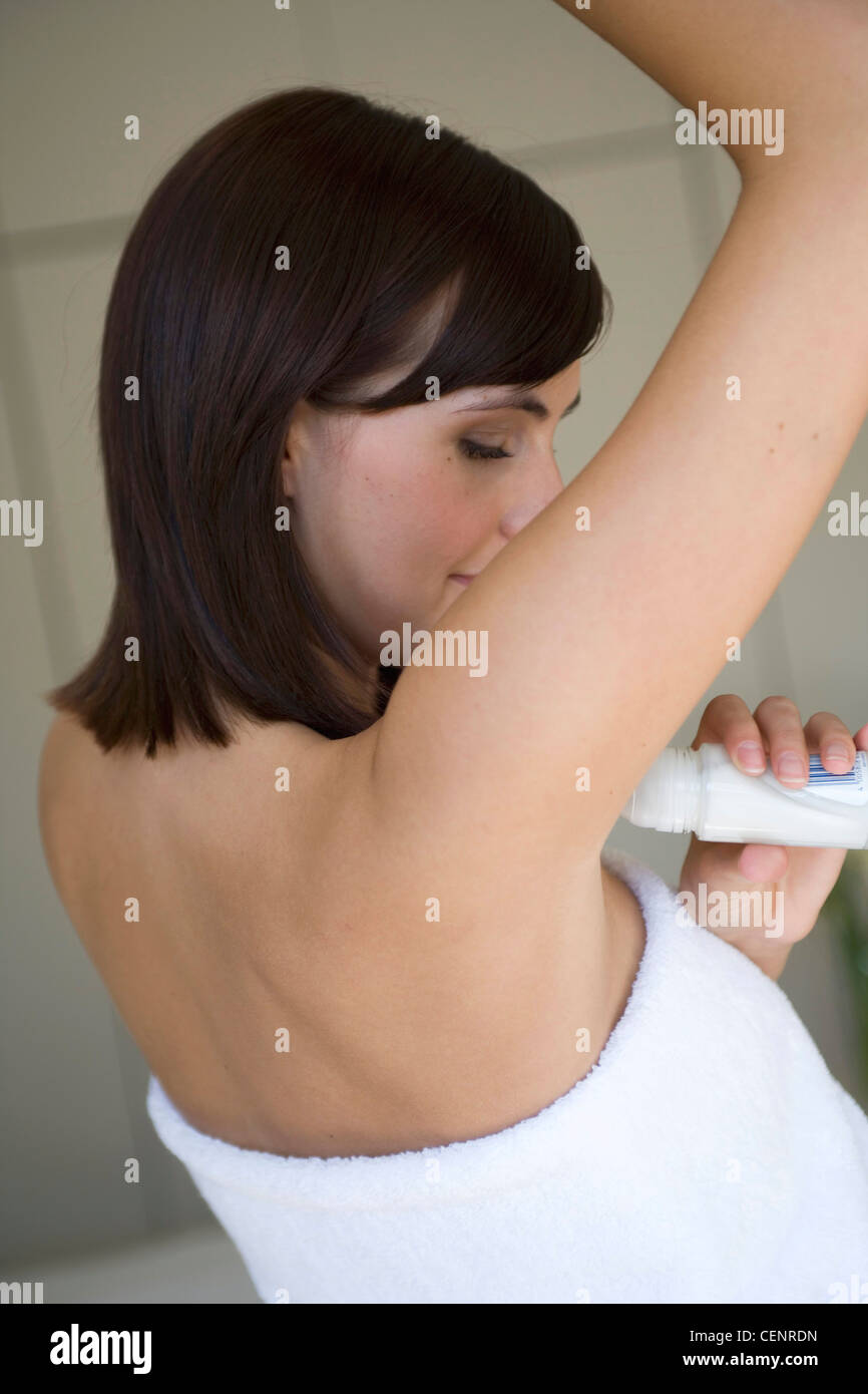 Female Shoulder Length Straight Brunette Hair Wearing White