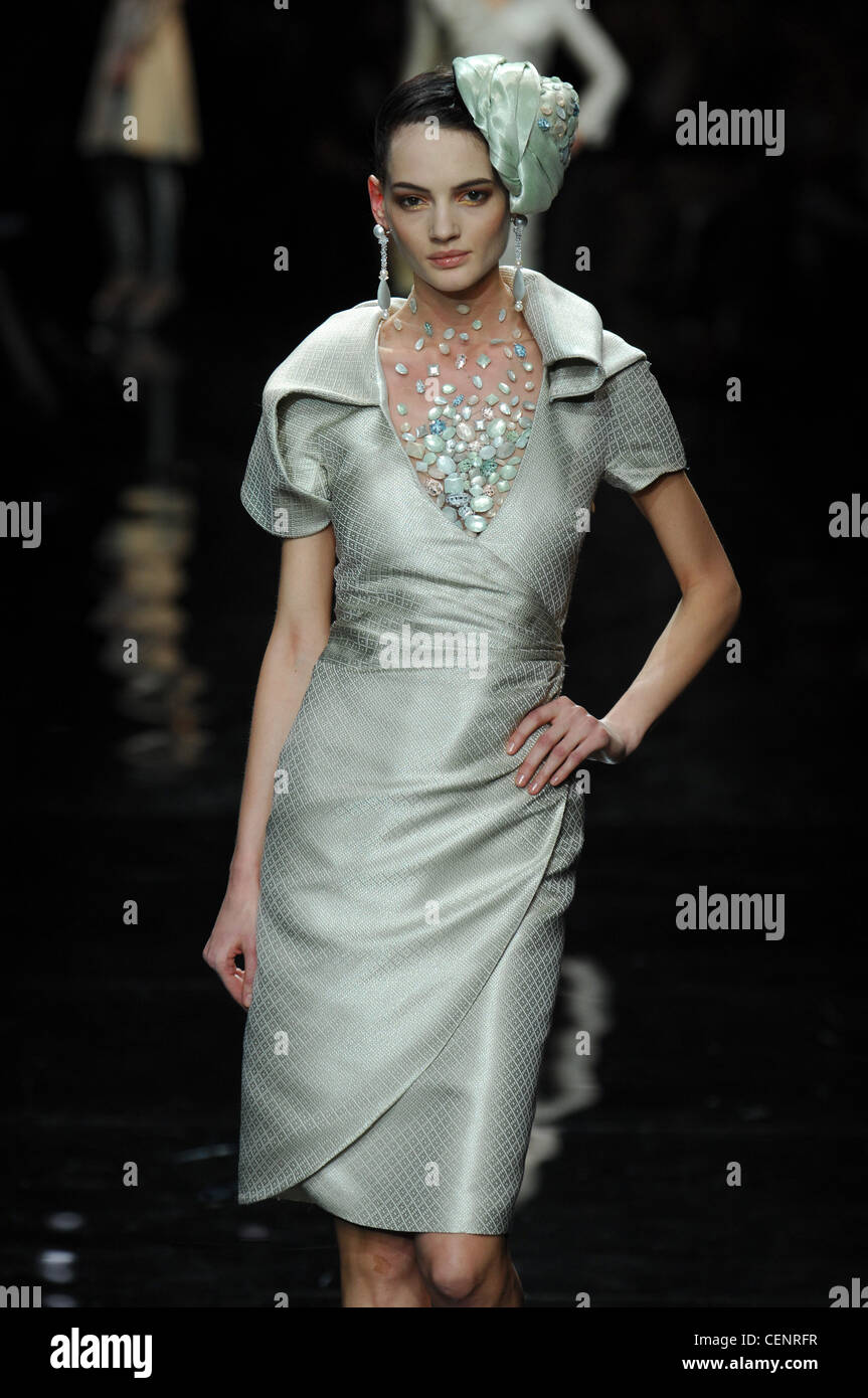 Paris Haute Couture Armani Prive Spring Summer Model Natalia Belova ...
