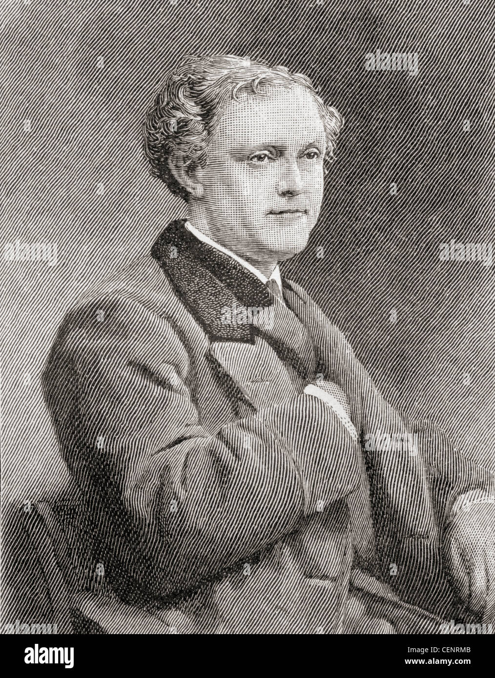 John Sleeper Clarke, 1833 - 1899. American actor and comedian. Stock Photo