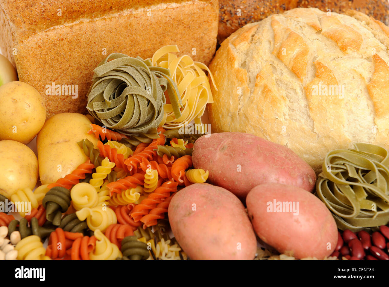 Carbohydrates still life Stock Photo