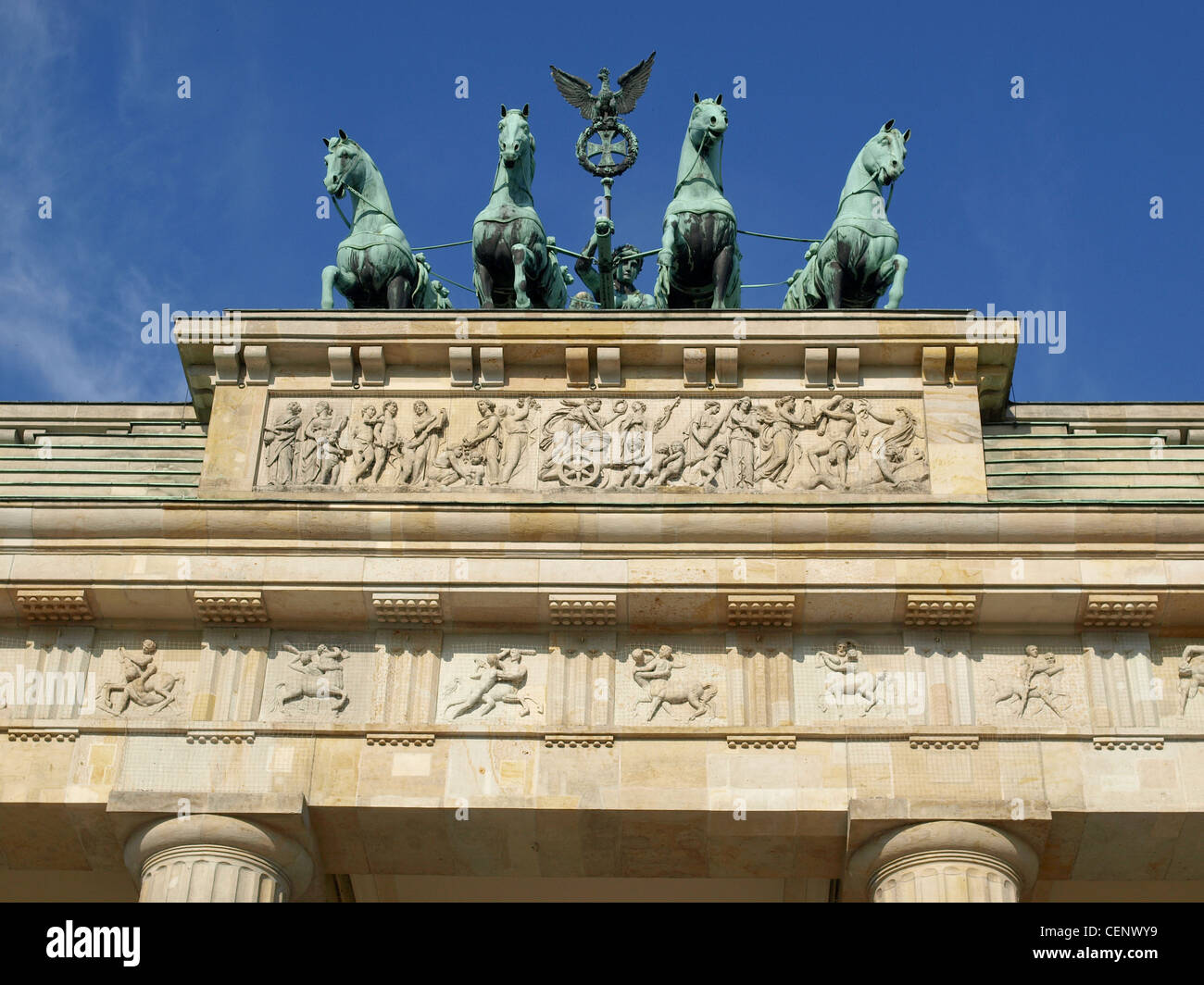 Brandenburger Tor (Brandenburg Gates) In Berlin, Germany Stock Photo ...