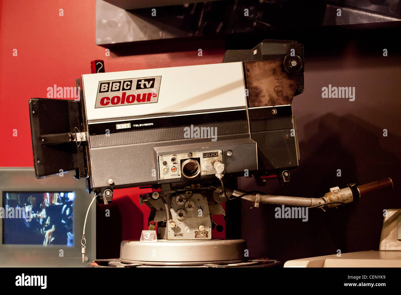 Old BBC TV film camera recording equipment Stock Photo Alamy