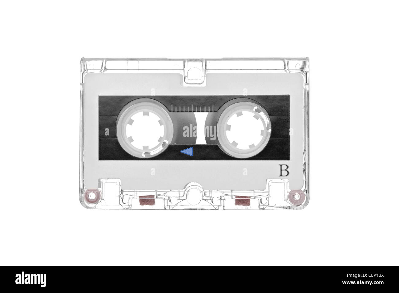 Old retro audio tape cassette isolated on white background Stock Photo ...