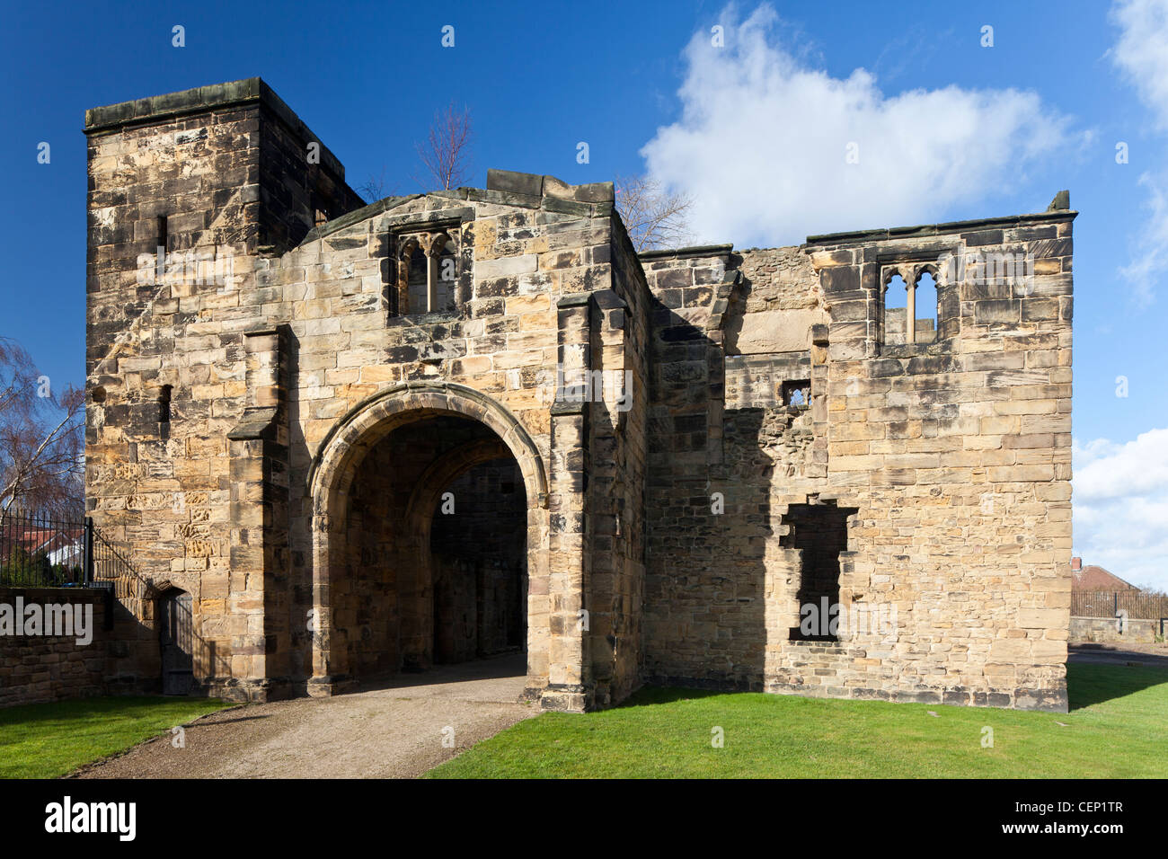 The Gatehouse of Monk Bretton Priory the ruins of a Cluniac Monastery