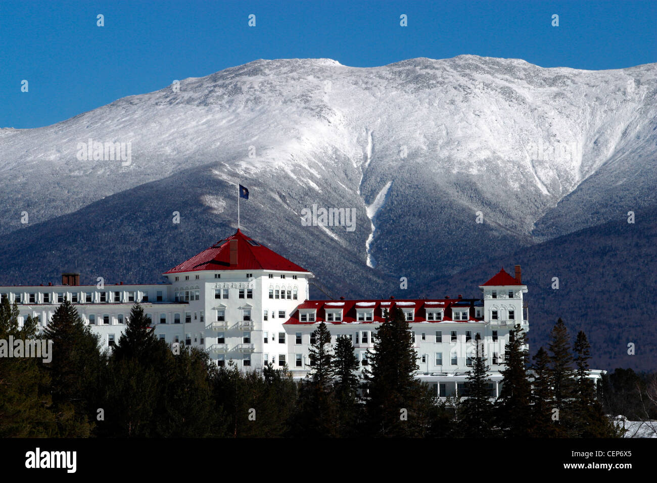 Mount Washington Hotel Bretton Woods, New Hampshire Stock Photo