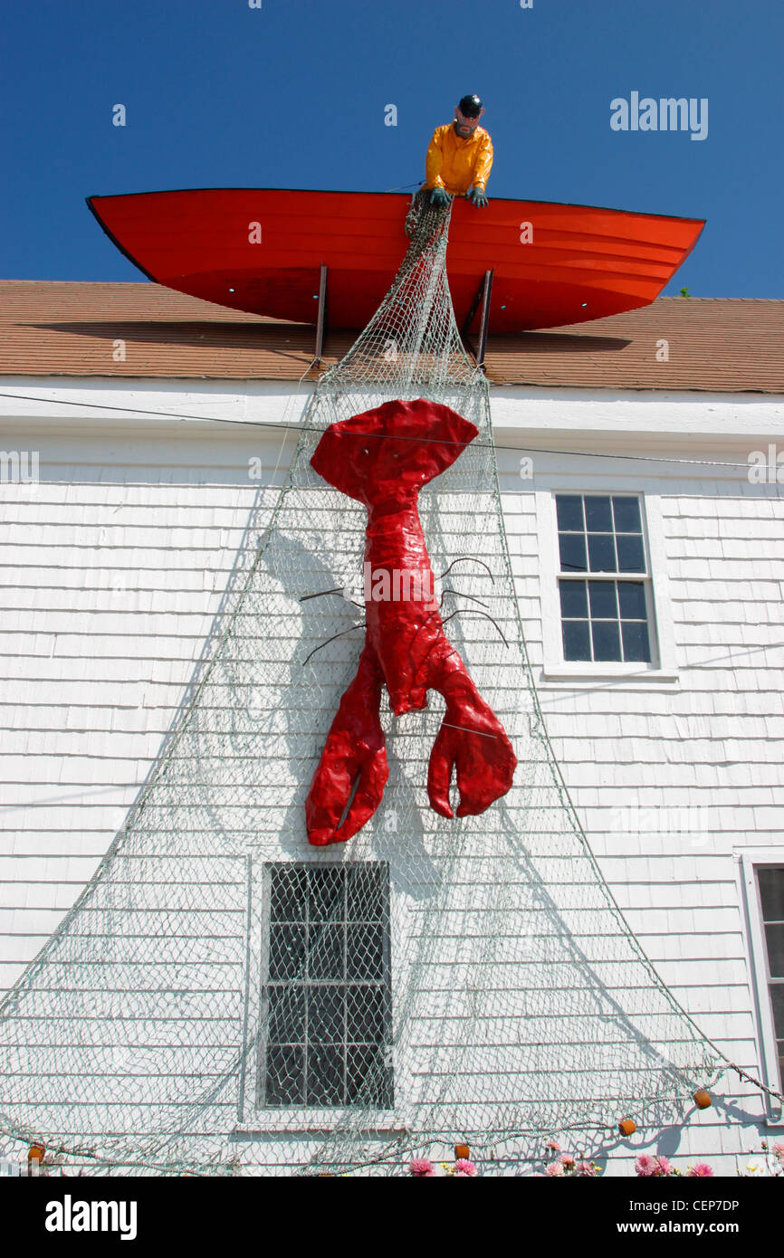 Lobster Restaurant on Cape Cod Wellfleet Massachusetts Stock Photo Alamy