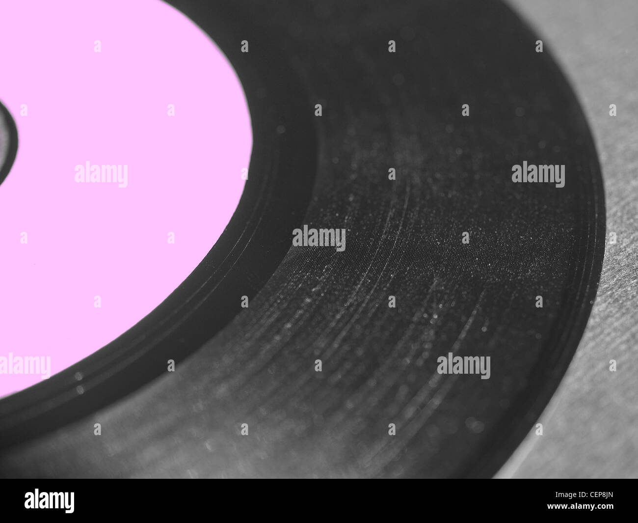 Vinyl record vintage analog music recording medium Stock Photo Alamy