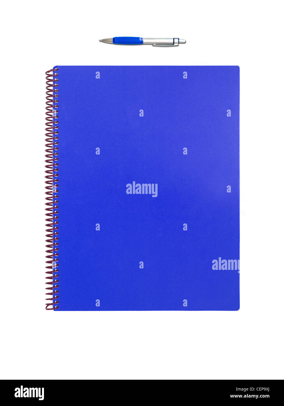 A notepad isolated against a white background Stock Photo - Alamy