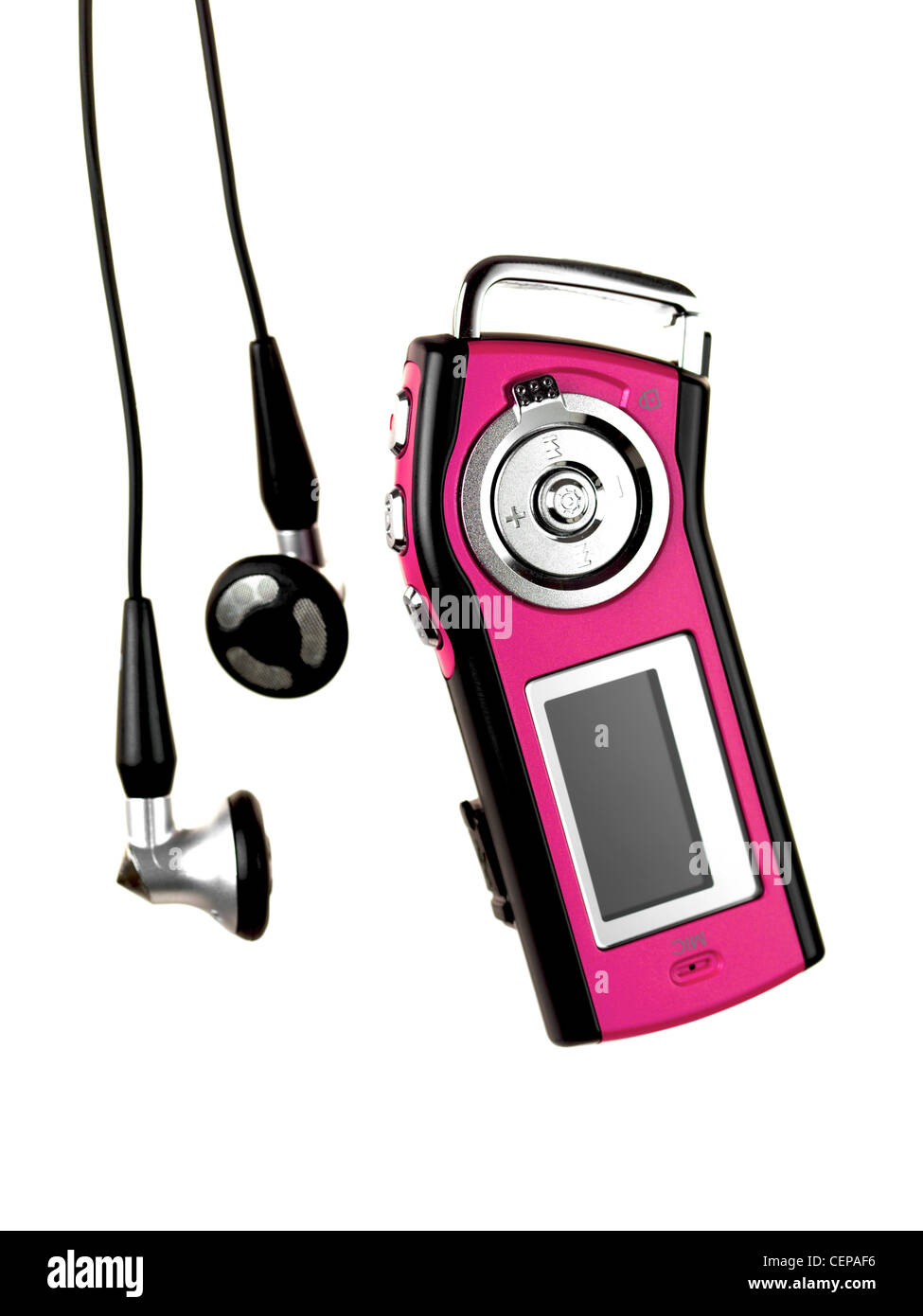 An MP3 player isolated against a whitebackground Stock Photo Alamy