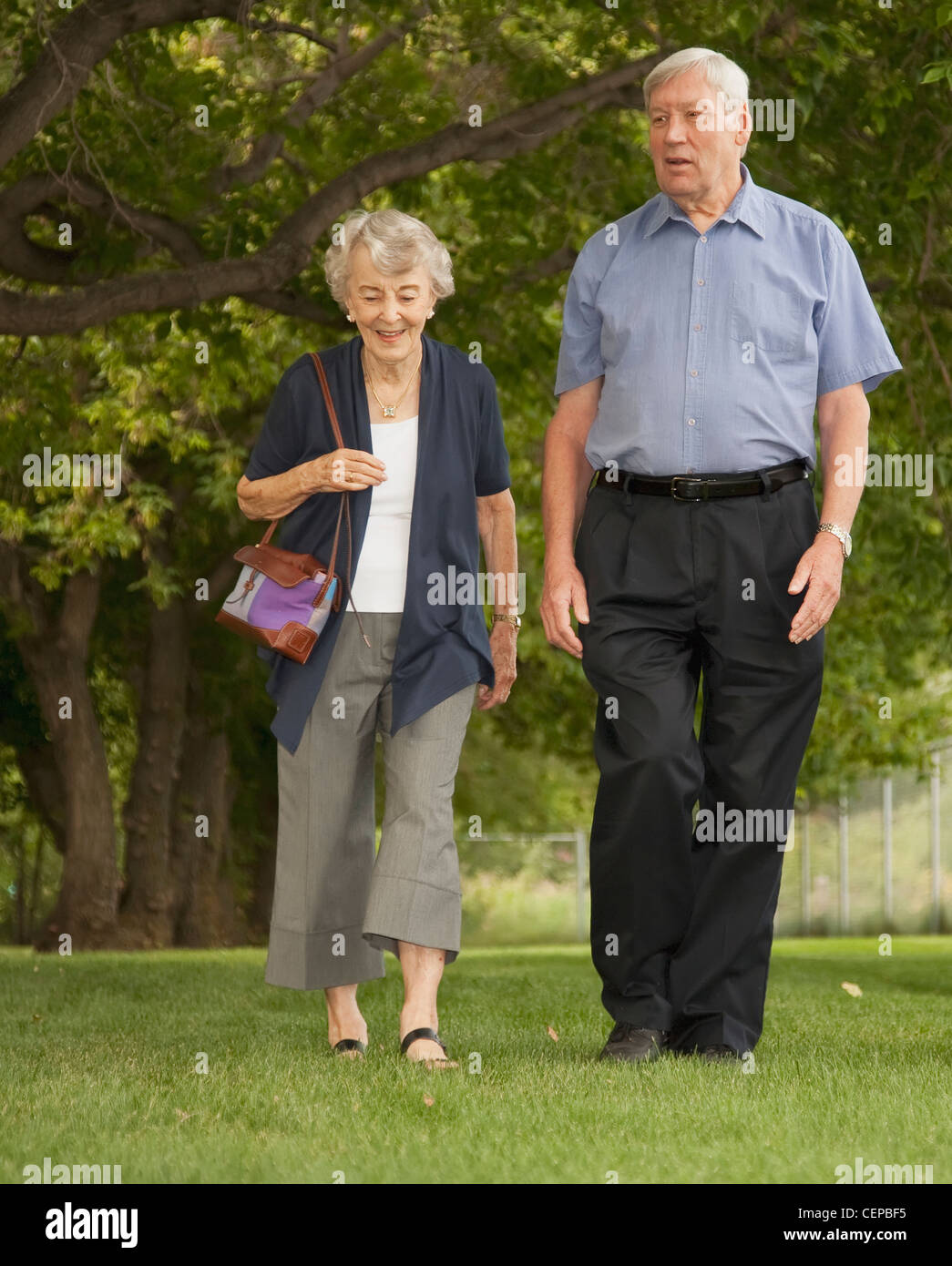 Walking together through fields hi-res stock photography and images - Alamy