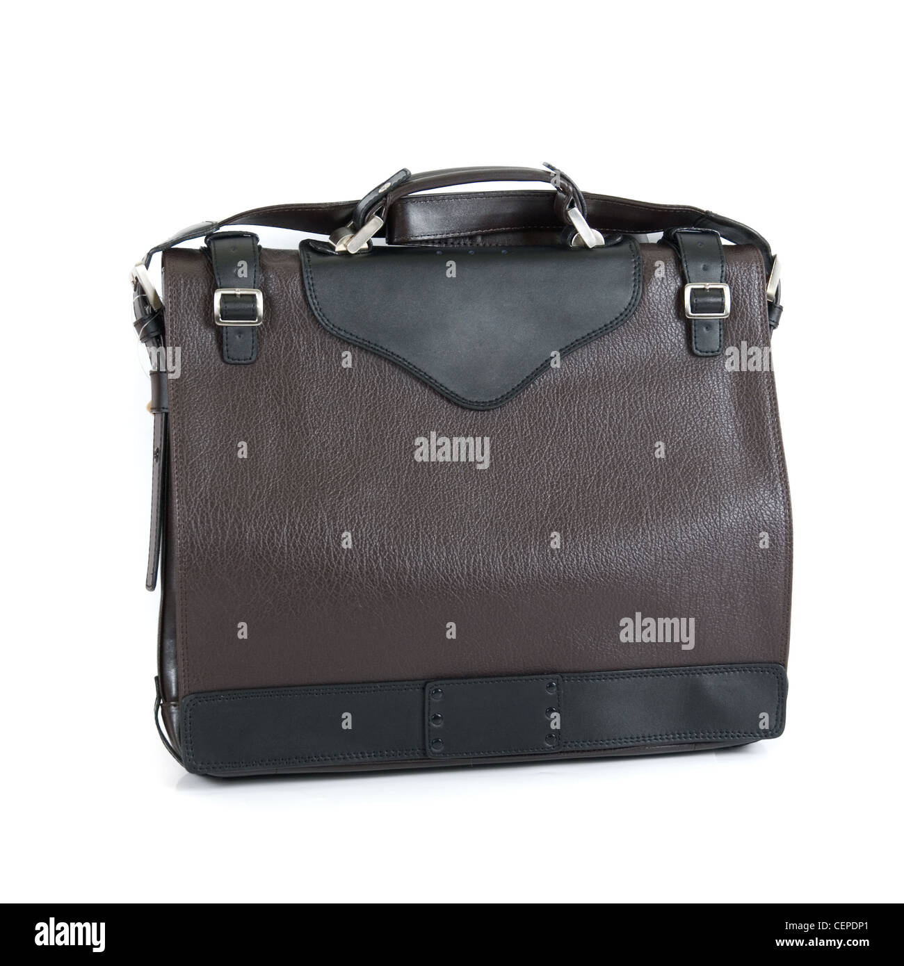 leather bag isolated on a white background Stock Photo - Alamy