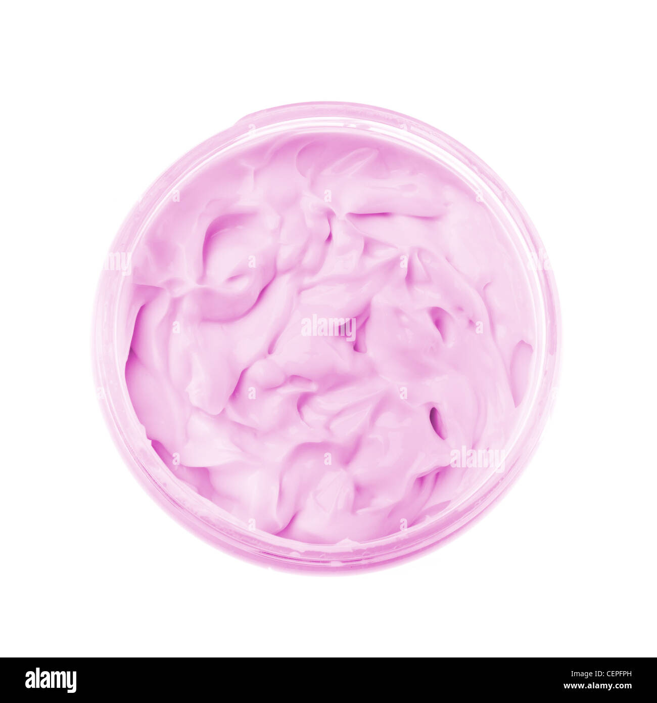cosmetic cream in container isolated on white background Stock Photo ...