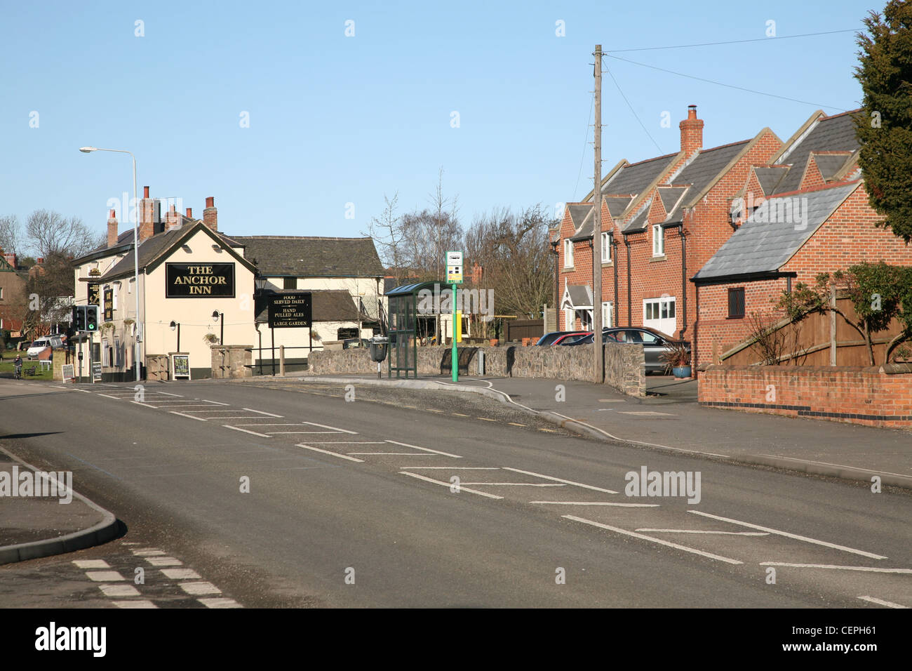 the anchor inn hathern in leicestershire Stock Photo