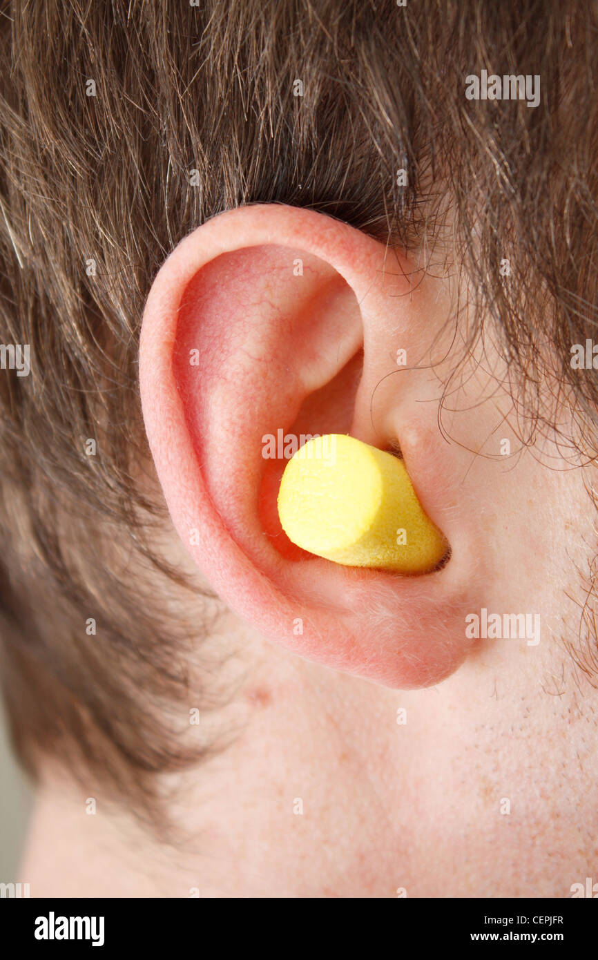 Ear plug Stock Photo