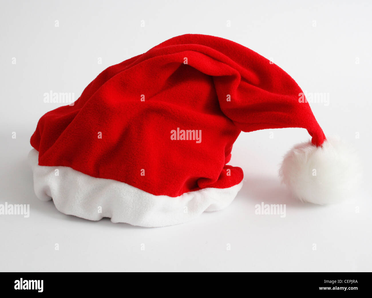 Christmas santa's hat Stock Photo